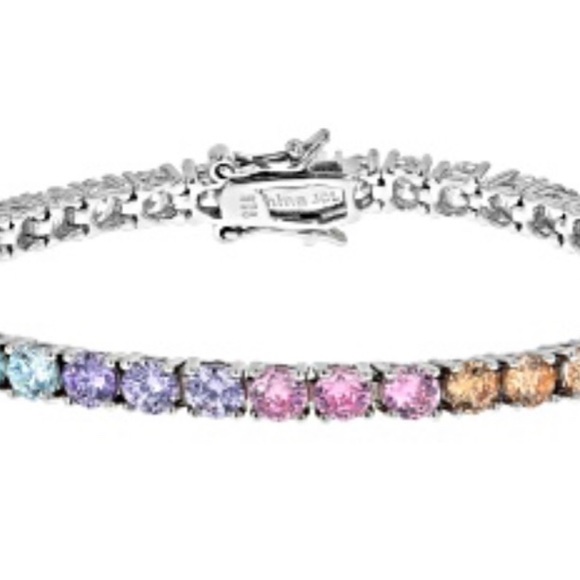 Sterling Silver multicolor bracelet - Picture 3 of 6